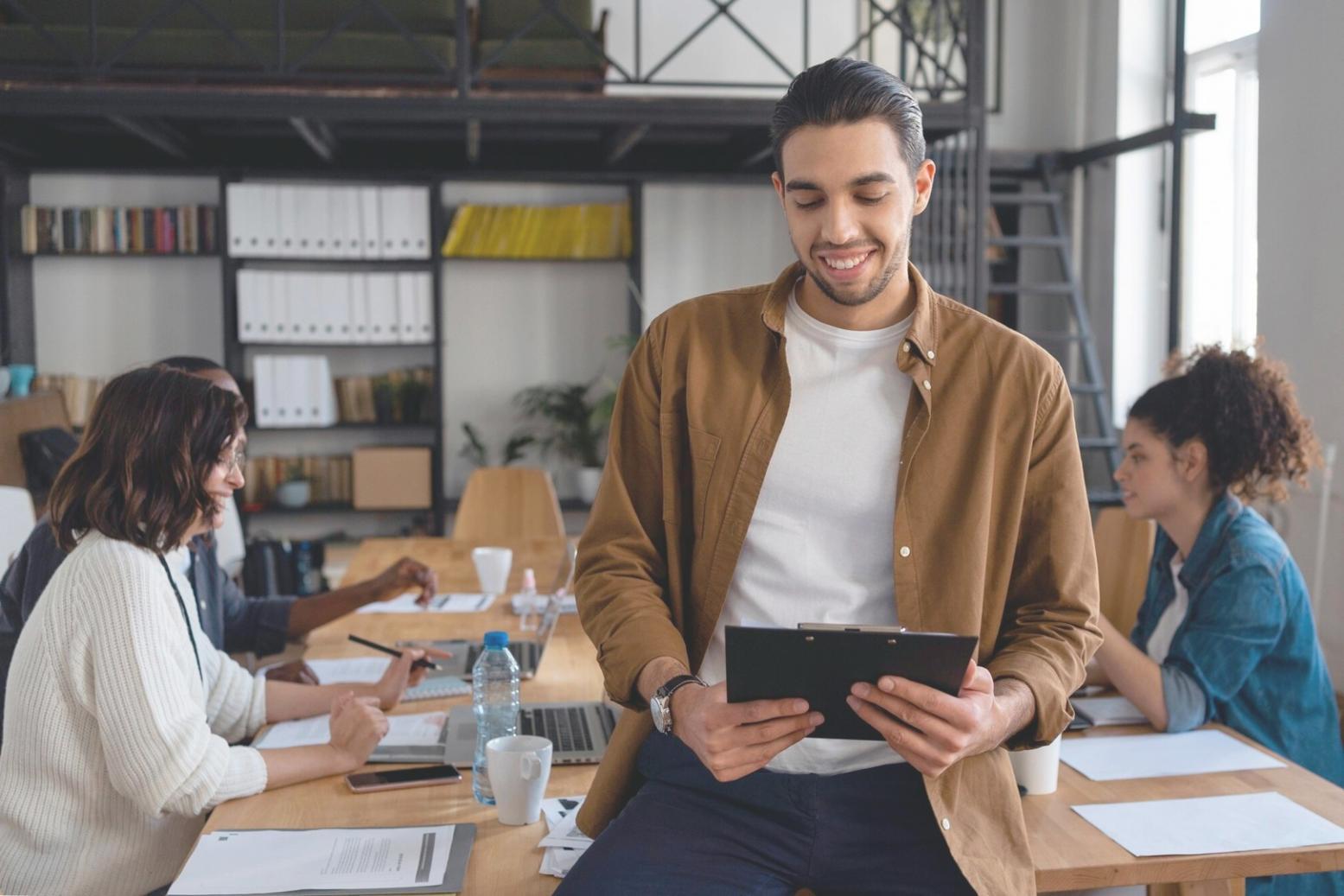 Modern educational environment at Uynar Croux office